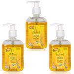 NATURAL Hand, Face, Body Wash with Lemon Face Wash 250 ml each (Pack of 3)