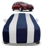 Auto Hub Car Cover Compatible with Maruti Ertiga New (Model : 2019-Till Date) with Mirror Pockets, Triple Stitched, Water Resistant Car Body Cover, Navy, Silver