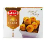 Lalji Besan Laddu | 400Gm | Mouthwatering Besan Laddu by Lalji | Traditional Indian Sweet Treat