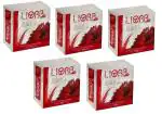 Liora Napkins 30x30, 1Ply, 100 Pulls, Pack of 5, Total 500 Pulls Plain White Paper Napkins For Home, Kitchen, Office, Cafe