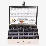 Epi-Torque High Tensile Big Size Countersunk Bolts - Dia M6 M8 M10 M12 Assorted Lengths Stainless Steel Metal Box Assortment (Pack of 893)