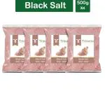 Trinetra Black Salt 2 kg (500g X 4 Pack) Kala Namak