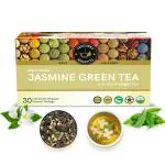 TEACURRY Jasmine Green Tea (1 Month Pack, 30 Tea Bags) - Helps in Weight Loss, Skin Glow