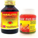 Herbshd PARALITOL Oil 100ml & MAGIC PAIN RELIEF 60 Tablet For Low Back Pain, Joint Pain