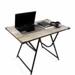 Essentail World Engineered Wood Study Table (Free Standing, Finish White Color)