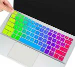 iFyx Dell Inspiron 13 inch Rainbow Silicone Keyboard Skin Protector Case Cover