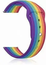 MADHAV COMMUNICATION rainbow colour 22mm Strap band Noise ColorFit Ultra ColorFit