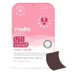 Wellbeing Nutrition Melts UTI Relief Plant Based Urinary Tract Support to Relieves Pain & Discomfort 30 oral strips