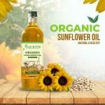 Vivek & Pure Organic 1L Sunflower Oil