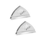 Stainless Steel Napkin Holder Paper Napkin Holder for Kitchen Countertopsand , Dinner Tablesand , Picnic Tables - Indoor & Outdoor Use, MultiColour (Pack of 2)