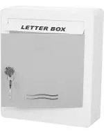 Aura Plast Grey Plated Wall Mounted Mailbox
