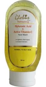 Globus Hyaluronic Acid And Active Vitamin C Sensitive Skin Face Wash, 100 Ml