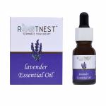 ROOTNEST Essential Oil | Pure Lavender Rejuvenation | Potent Natural Antiseptic with Fresh, Medicinal Scent | Widely Used for Skincare & Skin Conditions | 15ml