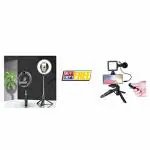 ZuZu, move for more betterr 18 Inch Ring Light With 9 Ft Tripod And Vlogging Kit