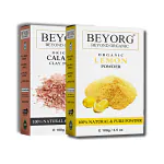 BEYORG Natural Calamine Clay and Lemon Peel Powder for Anti Acne and Pimples - 200 g