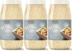 JIWA healthy by nature Organic White Quinoa Quinoa (1 kg) x Pack of 3