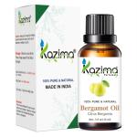 KAZIMA Bergamot Essential Oil Natural Oil For Skin Care and Hair Care, 15 ml