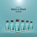 PHEPO Healthy Man's Shot | Improve Energy Level and Stamina | Support Vitality | Reduce Tiredness and Stress | No Added Sugar | Vegan | Raspberry Flavour (Pack of 6)