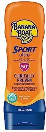Banana Boat Sunscreen Sport Performance Sun Care Sunscreen Lotion - SPF 50+ (236 ml)