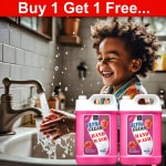BLISS & BLUSH Hand Wash Liquid pink 10Liter with the Bright Citrus Refreshment Gentle Hand Wash for Soft Liquid