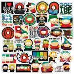 PIXELARTZ South Park TV Series Theme Styling Doodle DIY Vinyl Stickers for Laptop, Skateboard, Luggage, Snowboard, Refrigerator, Toys, Car, Bikes, Phones, Guitar (Multicolor) (7)