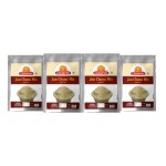 Ghotaram Jau Chana Barley Chickpea Mix Multigrain Sattu/Sattoo | Roasted Bangal Gram Chickpea Mix Jau Dhani Sattu Atta | Nutritious Food Drink Multigrain Sattu For immunity Strength-3920g(pac 4x 980g)