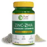 Pure Nutrition Zinc Tablets for Men & Women to Boost Immunity & Support Muscle Strength - 60 Tablets