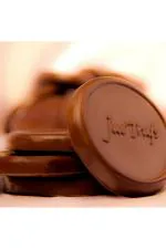 Jus' Trufs Artisanal 45% Milk Chocolate Coated Biscuits (250g, Pack of 10)