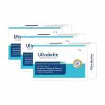 Leeford Ultrabrite Skin Brightening Soap -75 gram ( Pack of 3) Bar For Soft Smooth And Glowing Skin, Turmeric, Papaya And Olive Oil, All Skin Type