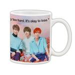 Mug Morning BTS Merch BTS Merch for Girls BTS Cup Mug Merchandise BTS Products Gifts for Girls Live Your Life Design Ceramic Mug 325ml (White)