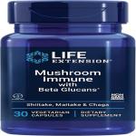 Life Extension Mushroom Immune with Beta Glucans 30 Vegetarian Capsules