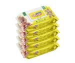 Champs Premium Baby Wet Wipes With Aloe Vera Extract With Lid (72 pcs each) Pack of 5