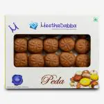 MEETHADABBA Kutchi Peda Desi Mithai Sweets, 500 g - Pack of 24