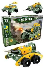 Grest Little Engineer Building Construction Battlefield Vehicles Learning Mechanical Kit For Kids