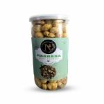 Navkaar Premium Roasted & Flavoured Makhana Snacks 350gm, Roasted Foxnuts Makhana - Mint Pudina Flavour Healthy and Gluten Free Snacks, Jar Pack 5 (5x70g)