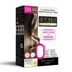 Aequo Organic Permanent Hair Color Women 5N Light Brown 170Ml