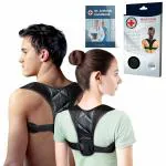 Doctor Arthritis Developed Posture Support/Posture Correct/Stabilizer/Back Brace & Doctor Written Handbook - Fully Adjustable for Upper & Lower Back Pain & Support. Suitable for Men & Women (Small