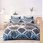 HOMELINE(Grace King) Polycotton Double Bedsheet with Two Pillow Cover| Rr-Grck-010
