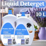 FLEXFIVE Tide Detergent Liquid 10 Liter Blue For Fabric Care | Suitable For Top-Load And Front Load Machine And Hand Wash