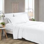 HKS BEDDING 1000 Thread Count Luxury Soft and Comfy Egyptian Cotton 3 PC Fitted Bedsheet 78