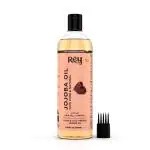 Rey Naturals Hair Oil Jojoba Hair Growth, Hydrating, Nourishing and Softening Cold Pressed - 200 ml