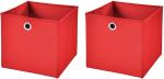 Home Care India Storage Boxes/Storage Cubes/Storage Bins/Wardrobe Organizer/Under bed Storage (Red)