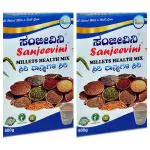 Sanjeevini Millets Health Mix All natural millet And Multi Grains 100% Organic And Natural Product (500 Gram) ( pack of 2 )