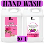 PISHARNATH Hand wash liquid pink 10Liter Naturals Black Orchid & Milk Liquid Hand Wash Refill, Wash Away Germs