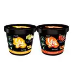 Three Cheese + Peri Peri Cup Pasta Combo - Ready in 4 Mins - No Preservatives - Veg