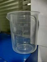 Labogens Plastic Beaker 250ml (Pack Of 12pcs), (Measuring Beaker)