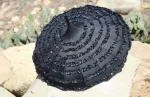 My Party Suppliers Black Ruffle Pagoda Parasol Umbrellas for Women
