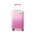 American Tourister Trolley Bag For Travel | VICENZA Spinner 68 Cms Polycarbonate Hardsided Printed Medium Check-in Luggage Bag | Suitcase For Travel | Trolley Bag For Travelling, Pink