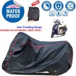 SMDP Waterproof Two Wheeler Cover for TVS (Jupiter, Black)