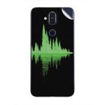 GADGETSWRAP Printed Vinyl Skin Sticker for Nokia 8.1 - Minimalism Trees
